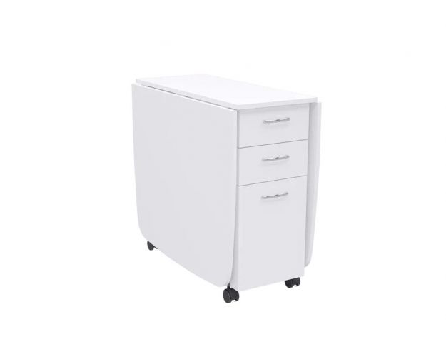 Стол книжка с ящиками 1670 Белый