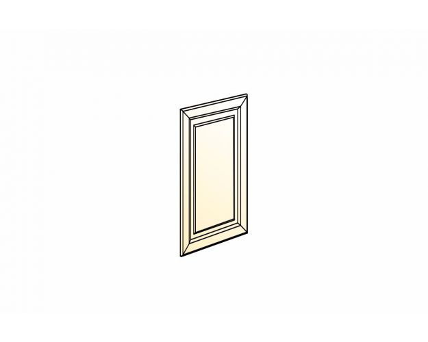 Атланта Дверь (Декор) L297 Шкаф навесной (эмаль) (Сливки патина платина)
