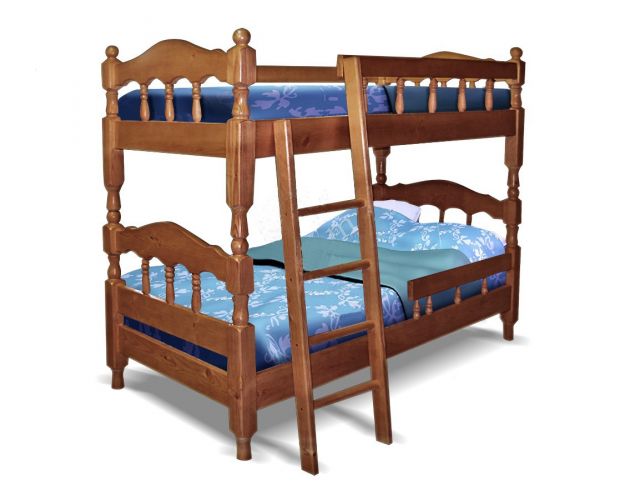 Детская двухъярусная кровать Точенка Венге 2 Распродажа